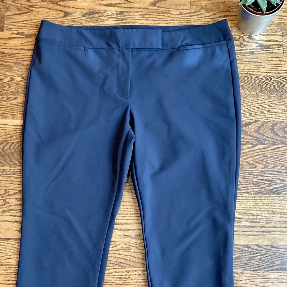 Anne Taylor Straight Leg Blue Pants. Size: 12 Petite. June 6